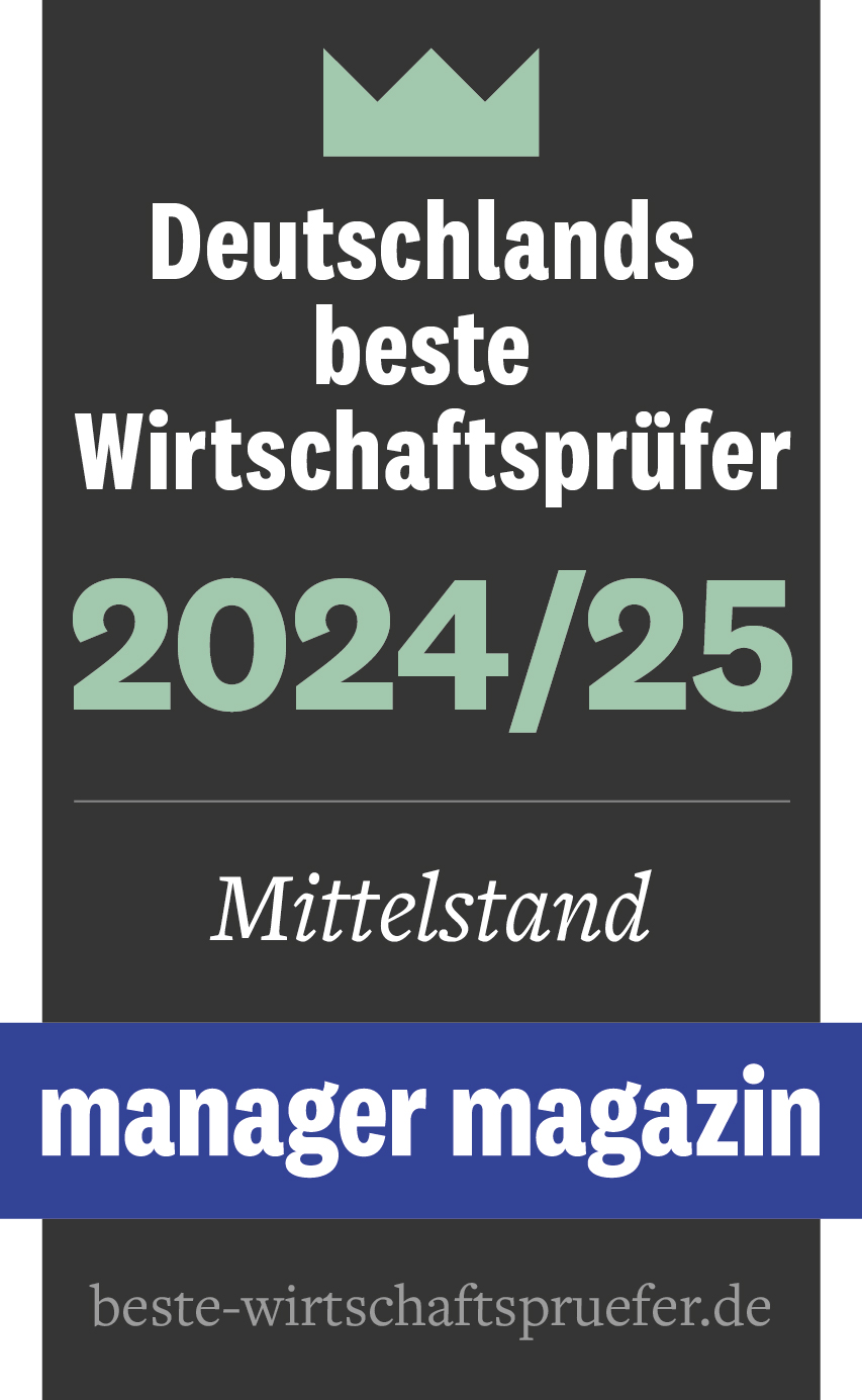 Siegel Deutschlands beste Wirtschaftsprüfer 2024/2025 Mittelstand