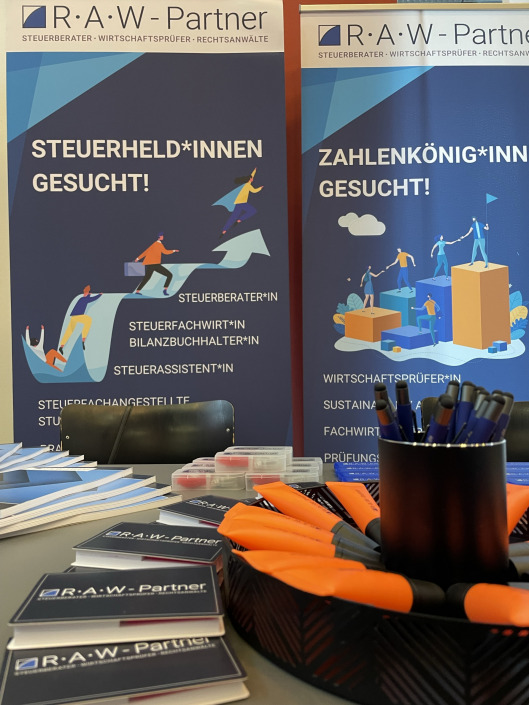 Messestand von RAW-Partner auf der Berufsausbildungsmesse