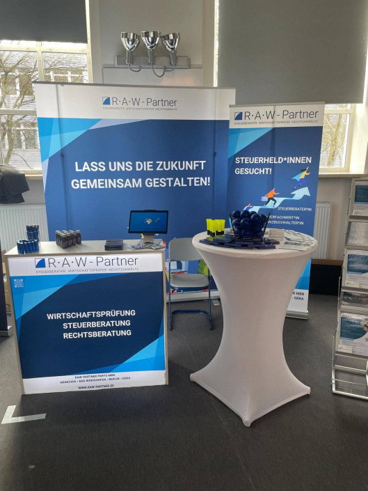 Der Messestand von RAW-Partner auf der Campus Connect Messe 2026