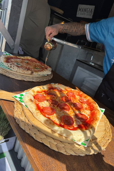 Pizzabäcker beim RAW-Partner Sommerfest in Bad Wörishofen