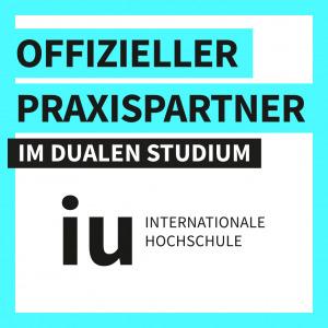 Siegel der IU als offizieller Praxispartner